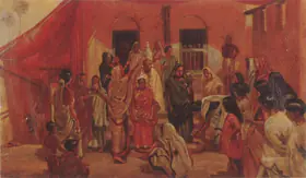 Das, Jibon (Artist). The Wedding, 1938 | Painting