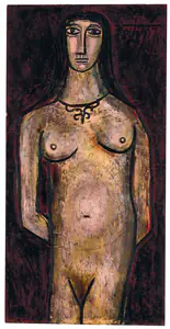 Souza, F.N. (Artist). Nude, 1957 | Painting