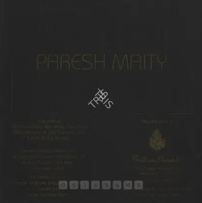 Maity, Paresh (Artist). Paresh Maity, 1993 | Solo Exhibition Invitation | 00859303
