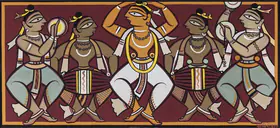 Roy, Jamini (Artist). Untitled (Chaitanya), n.d. | Painting