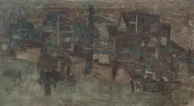 Ramkumar (Artist). Benaras, 1960s | Painting