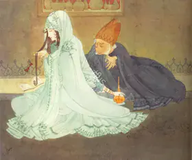 Chughtai, M.A.R. (Artist). The Poet's Vision, n.d. | Painting