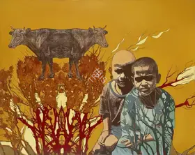 Chawla, Sonia Mehra (Artist). Pulse Membrane, 2008 | Painting