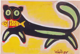 Roy, Jamini (Artist). Untitled (Mother And Child), 1960s | Painting