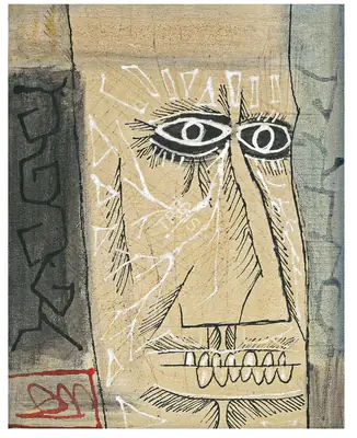 Souza, F.N. (Artist). Head, 1959 | Painting
