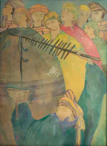 Chughtai, M.A.R. (Artist). Untitled, 1941 | Painting