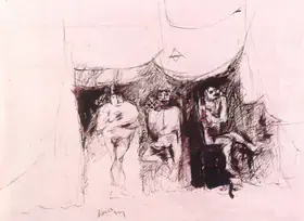 Biswas, Nikhil (Artist). The Circus, n.d. | Drawing