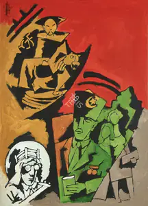 Husain, M.F. (Artist). OPCE 8, 2004 | Painting