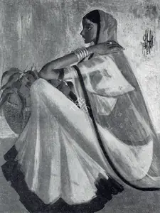 Prabha, B. (Artist). Belle, n.d. | Painting