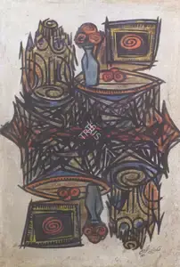 Sadequain (Artist). Still Life, 1968 | Painting
