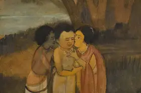 Devi, Sunayani (Artist). Untitled (Childhood), n.d. | Painting