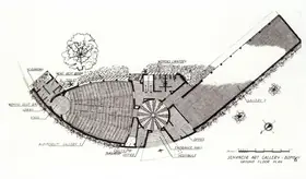 Unknown (Cartographer). The Ground Floor Plan Showing the Distribution od Space in the Building, n.d. | Map
