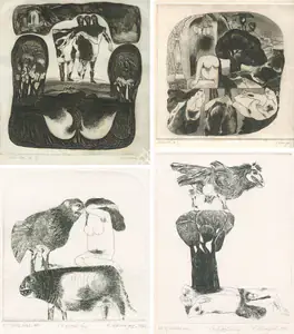 Goud, K. Laxma (Artist). Various, 1971 | Graphic Art