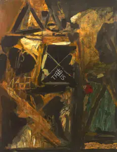 Raza, S.H. (Artist). Night, 1977 | Painting