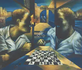 Kumar, Sanjay (Artist). Check Mate, n.d. | Painting