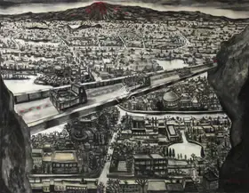 Soorya, Om (Artist). Displacement, 2007 | Painting