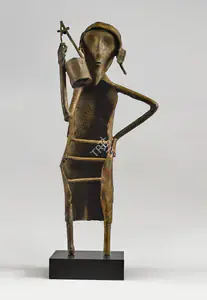 Hore, Somnath (Artist). Untitled (Baul with Iktara), n.d. | Sculpture
