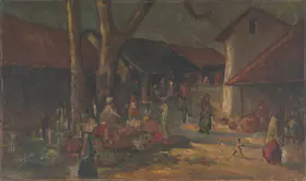 Bendre, N.S. (Artist). Bazar, 1942 | Painting