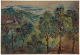 Mukherjee, B.B. (Artist). Mussoorie, 1952 | Painting