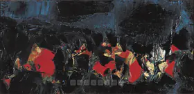 Raza, S.H. (Artist). Foret Noir (Black Forest), 1961 | Painting