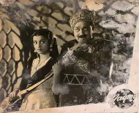 Nakshab (Director), Nagma, 1953 | Lobby Card