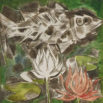 Alphonso (Artist). Q-Fish, 1995 | Painting