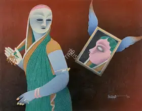 Dasgupta, Dharmanarayan (Artist). Untitled, 1984 | Painting