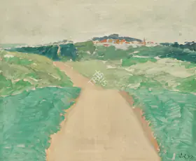 Bendre, N.S. (Artist). Untitled, 1945 | Painting