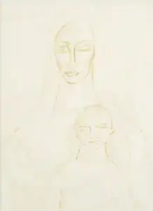Souza, F.N. (Artist). Untitled, 1985 | Drawing