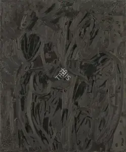 Souza, F.N. (Artist). Untitled (Black), 1965 | Painting