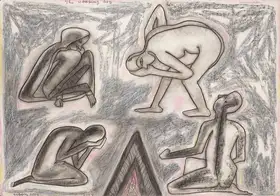 Chowdhury, Jogen (Artist). The Weeping Boy, 2007 | Painting