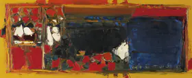 Raza, S.H. (Artist). La Source, 1962 | Painting