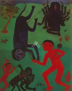 Parekh, Madhavi (Artist). Devi, 1992 | Painting