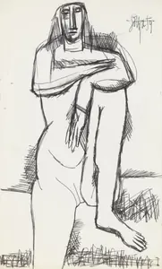Souza, F.N. (Artist). Untitled, 1959 | Drawing