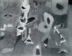Gorky, Arshile (Artist). Agony, 1947 | Painting
