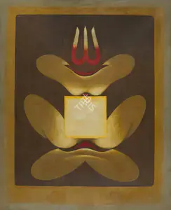 Santosh, G.R. (Artist). Untitled (Early Tantrik Work), 1970 | Painting