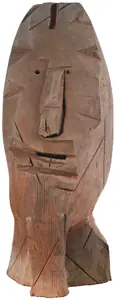 Shah, Himmat (Artist). Head, n.d. | Sculpture