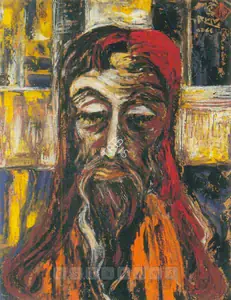 Khastgir, Sudhir (Artist). Christ, 1956 | Painting