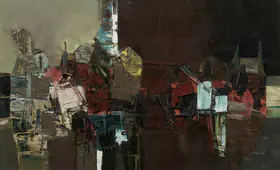 Dave, Shanti (Artist). Untitled, 1958 | Painting