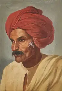 Dhurandhar, Ambika (Artist). Head from Life, 1955 | Painting