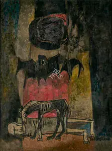 Mahammad, Isha (Artist). A Music from Inferno, 1969 | Painting