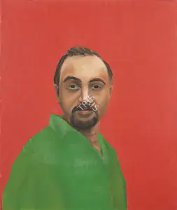 Bawa, Manjit (Artist). My Friend / Pritish Nandy, 1989 | Painting