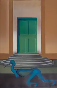 Bose, Arun (Artist). Bird - I, 1989 | Painting