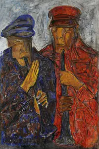 Khanna, Krishen (Artist). Gentleman of the Band, n.d. | Painting
