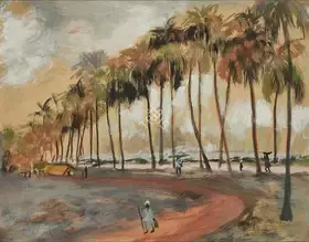 Ara, K.H. (Artist). Untitled (Juhu Beach), n.d. | Painting