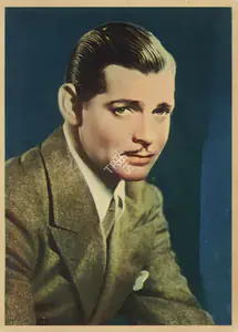 Nestle (Sponsor), Stars of the Silver Screen: Clark Gable | Trading Card, 1930s