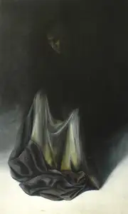 Jani, Jehangir (Artist). Lady In Blue, 1993 | Painting