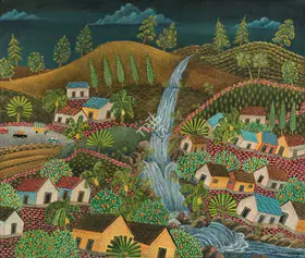 Kanodia, Nayanaa (Artist). Western Ghats, 1990 | Painting