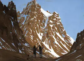Singh, Serbjeet (Artist). Domain Of Shiva, Kailash Mani Mahesh, 1962 | Painting