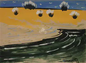 Ghose, Gopal (Artist). Untitled (Landscape), 1941 | Painting
